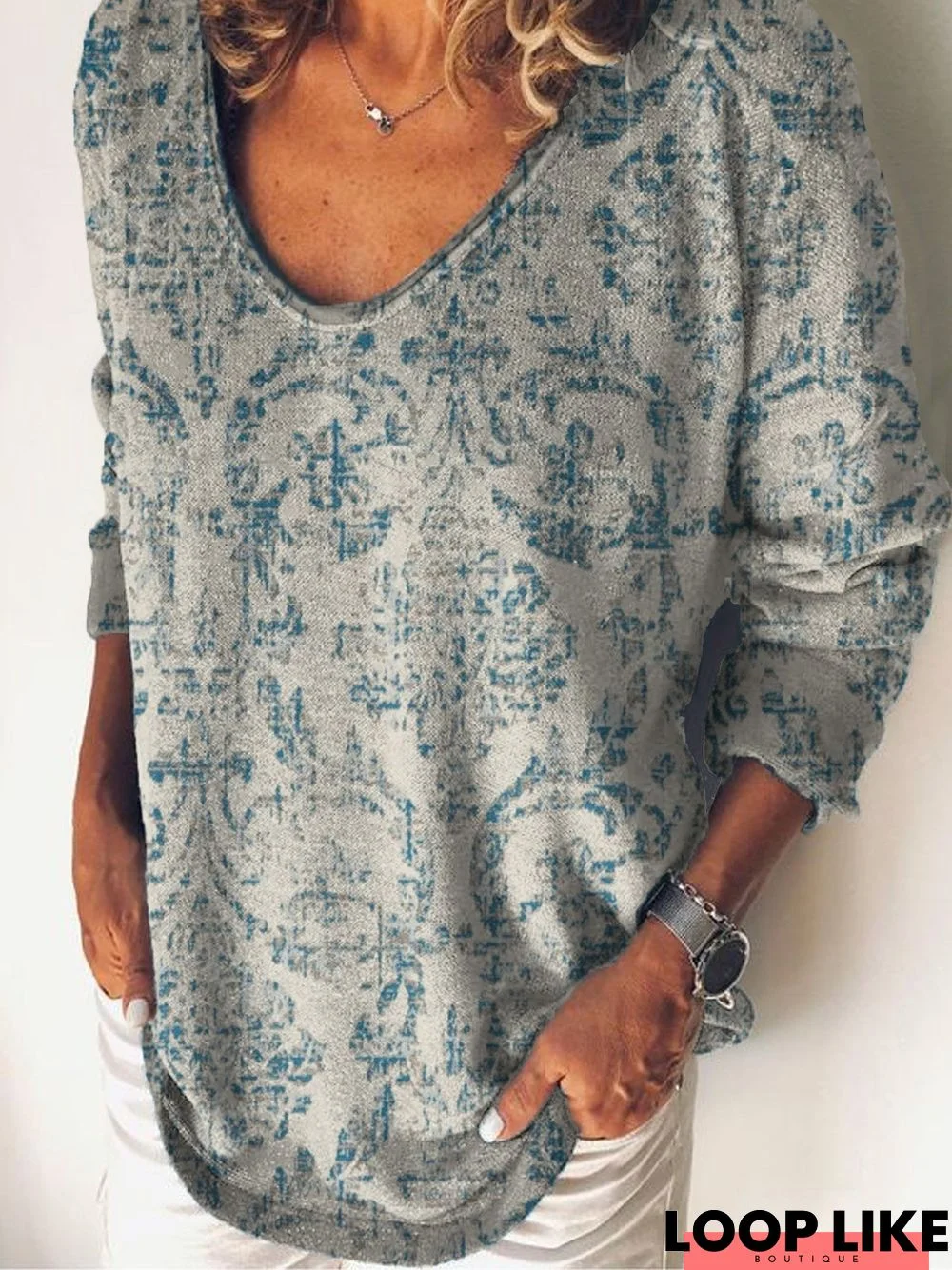 Casual Shift Tunic Top