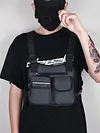Sports Vest Bag Multi-Pocket Functional Vest Chest Bag Outdoor Sports Backpack