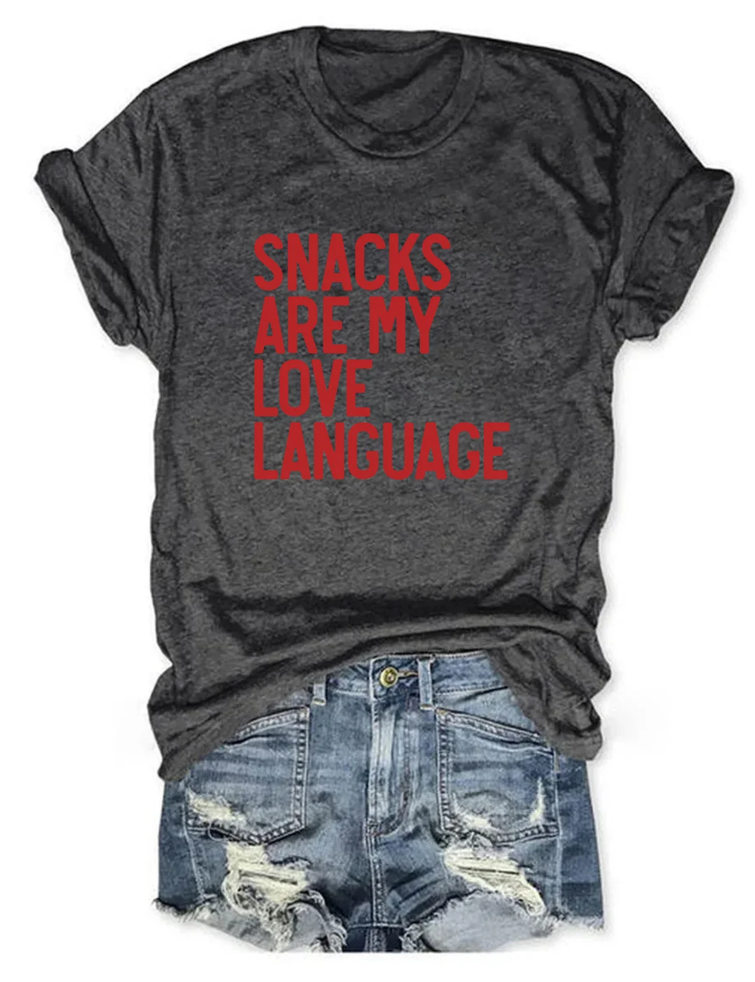 Snacks Are My Love Language T-shirt