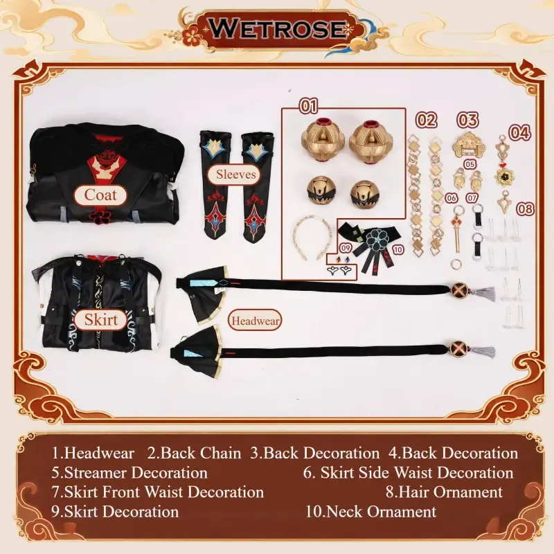 [Wetrose] Pre-Order Wuthering Waves Suoming Game Outfit Cosplay Costume 