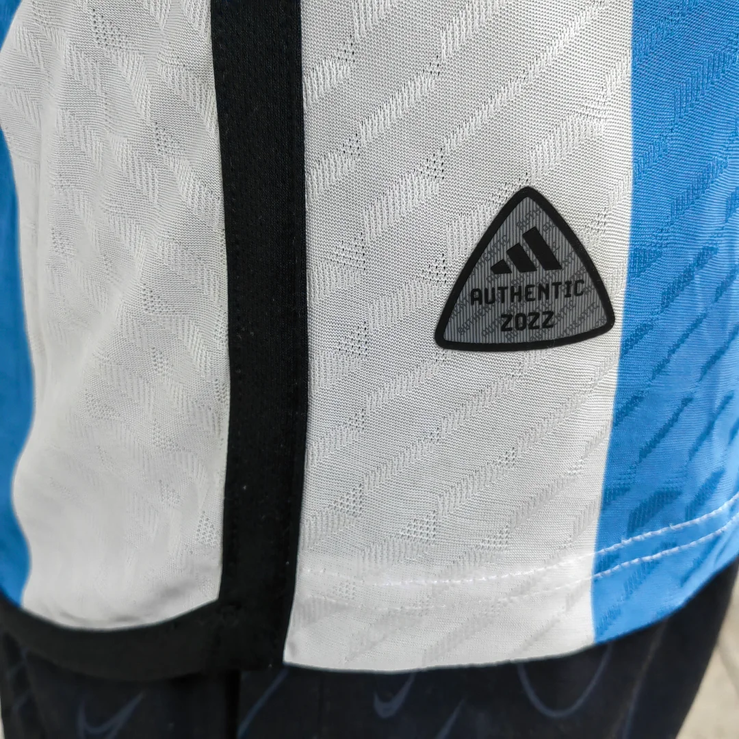 2022 Argentina Home Player Version Men's Football T-Shirt