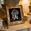 Jewel Puppy-Partial Special Shaped Diamond Painting 30*30CM