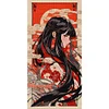 Hanfu Girl-11CT Stamped Cross Stitch 40*80cm/15.75*31.5in (Big Size)