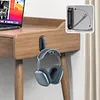 Headphone Stand Under Desk Magnetic Foldable Adhesive Headphone Holder Hook Mount for Computer/Gaming Headsets Headphones