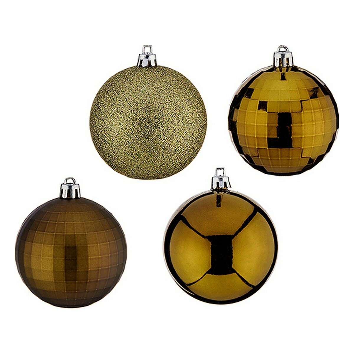 Christmas Baubles Krist+ Green PVC &Oslash; 7 cm 50 Units