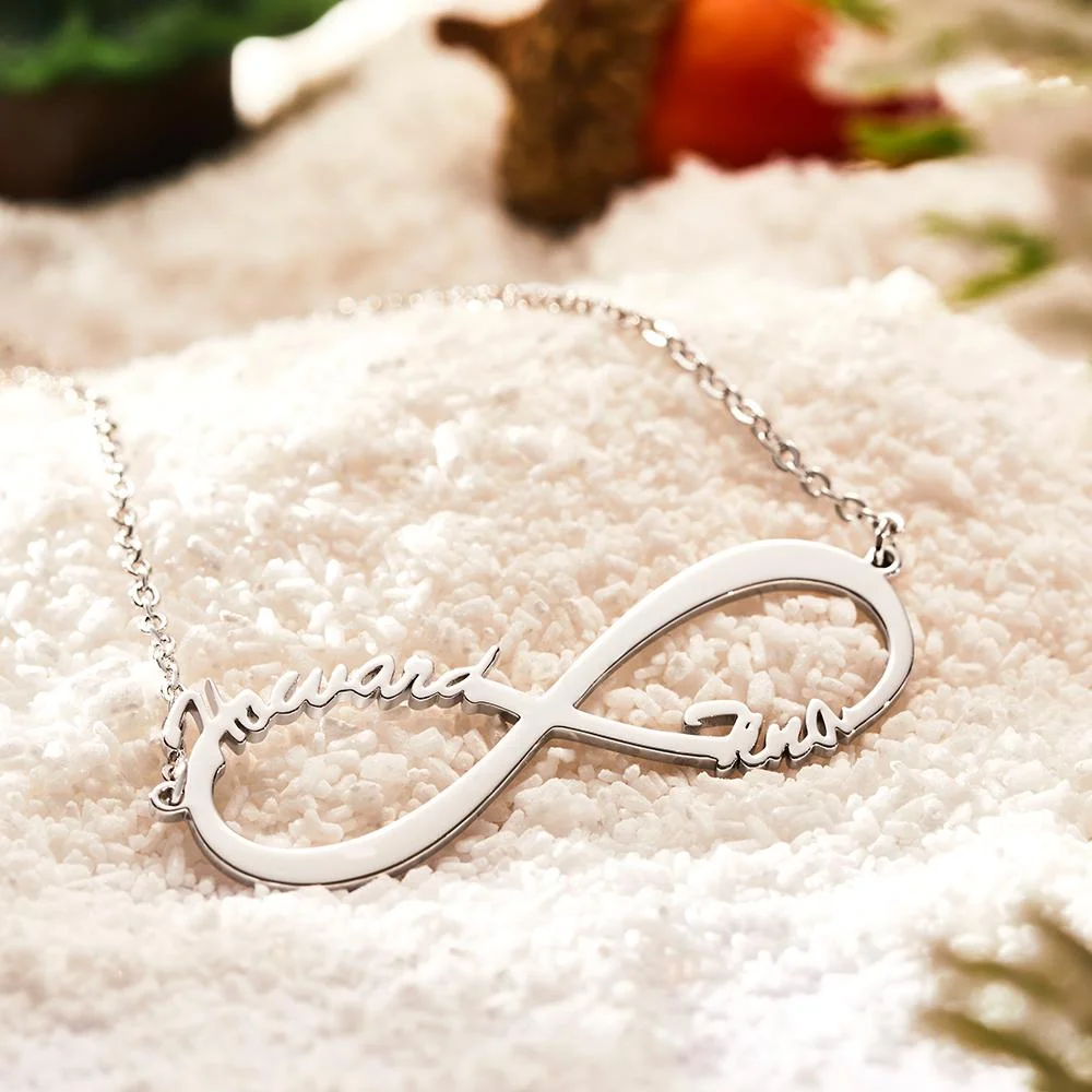 Infinity Necklace With Names