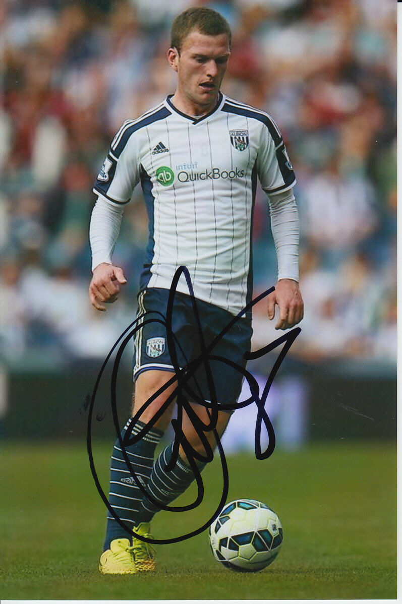 WEST BROM HAND SIGNED CRAIG GARDNER 6X4 Photo Poster painting 1.