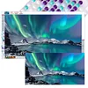 2pcs(70*40cm)Aurora - Full Round Drill Diamond Painting