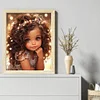 Girl-Full Embroidery 3 Strands 11CT Stamped Cross Stitch-40*50CM