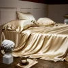 【BUY 2 FREE SHIPPING】25 Momme Luxury Pure Mulberry Silk Bedding Set of 4（1x Quilt Cover + 1x Bedsheet + 2x Pillowcases）