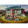 Old Man Motorbike - Vintage Metal Signs - 20*30cm/30*40cm - Farm