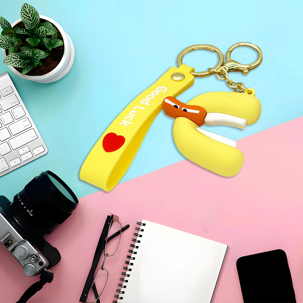 Letter A-Z Keychain Wacky Wizard Handbag Key Chain for Car Keys/Wallet/Backpack