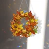 DIY Acrylic Special Shaped Diamond Painting Fall Wreath Ornament Hanging Kit
