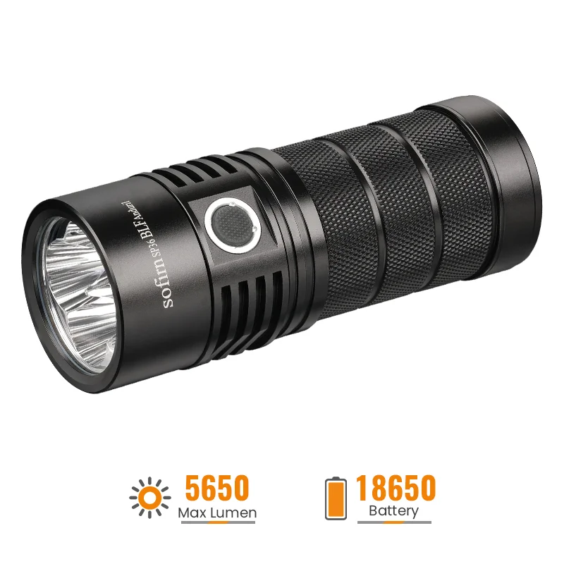 Sofirn SP36Pro Anduril 2.0 UI 8000 lumen rechargeable Flashlight 