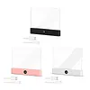Book Light Rechargeable Clear LED Flat Reading Light with 3 Colors & Timer Dimmable Panel Plate Lamp Funny Gifts for Readers Kids Women Men