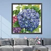 Hydrangea-14CT Stamped Cross Stitch-48*48cm(Brand)