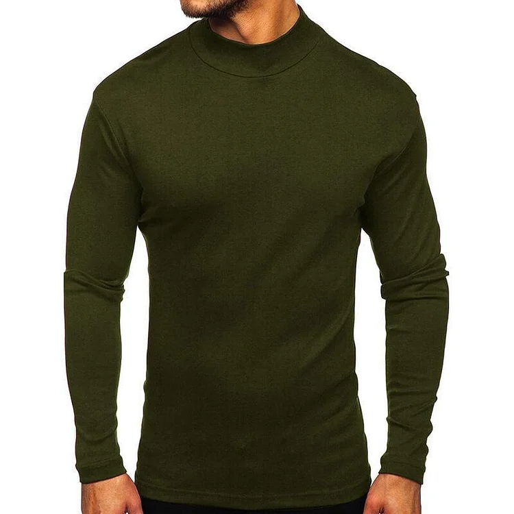 Men's Soft Thick Fabric Basic Shirt