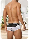 Men's Sexy Hollowed-Out Mesh U-Shaped Pouch Boxer Briefs