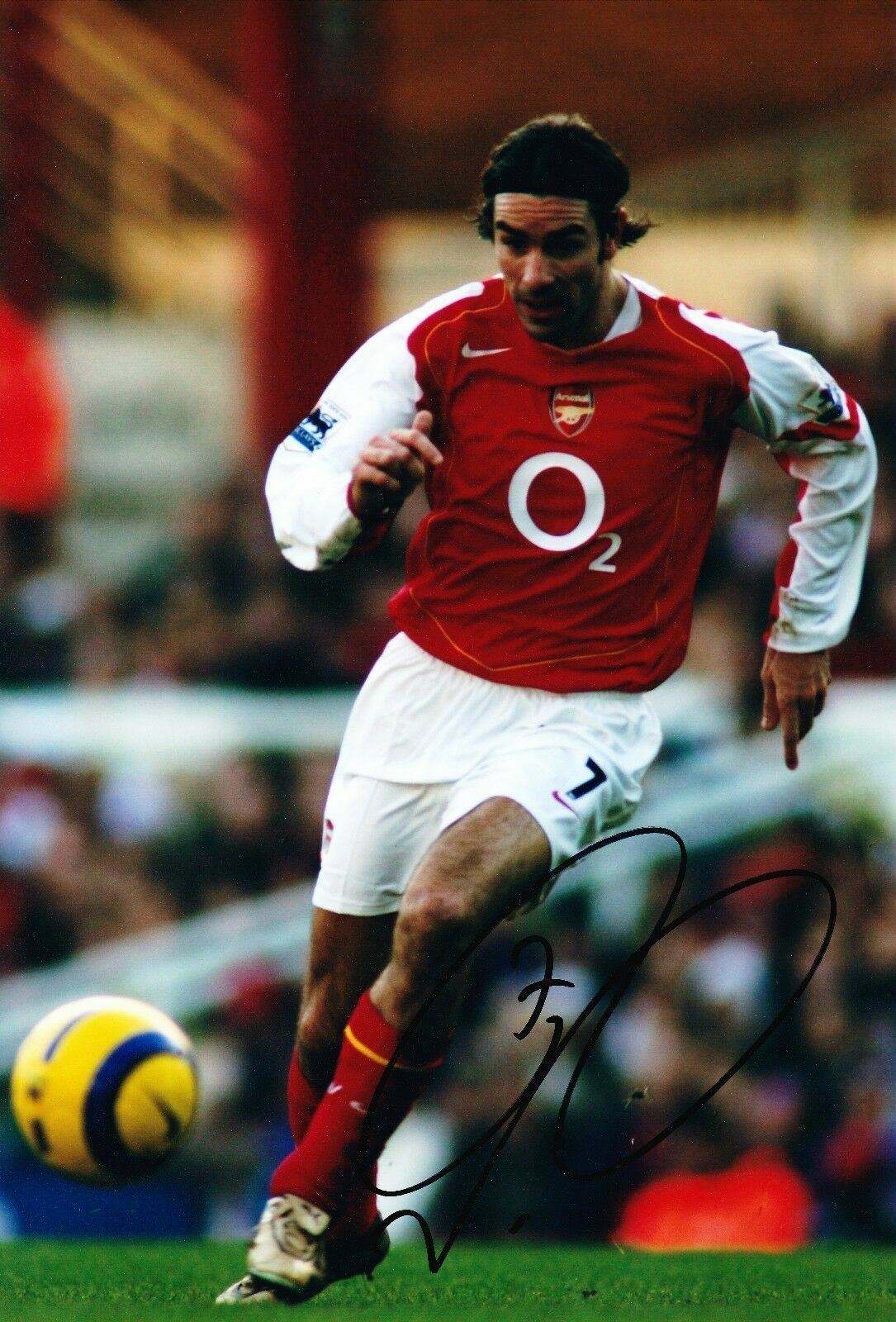 Robert Pires Signed 12X8 Photo Poster painting Arsenal Genuine AFTAL COA (9041)