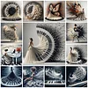 (Multi-Style) Piano Girl-11CT Stamped Cross Stitch 40*40/50*50cm