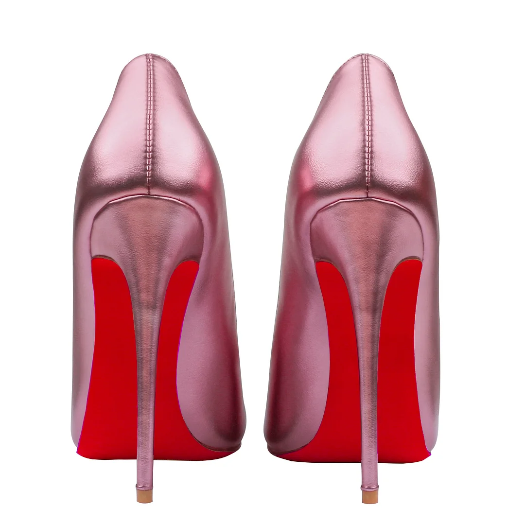 120mm Women's Red Bottom High Heels for Party Wedding Pumps Patent-MERUMOTE