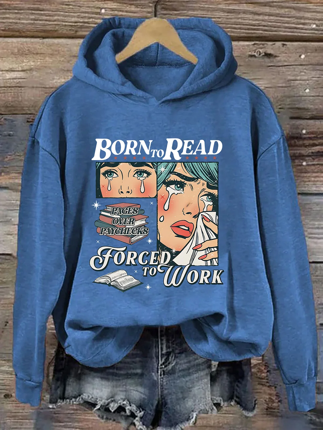 Born To Read Bookish Hoodie
