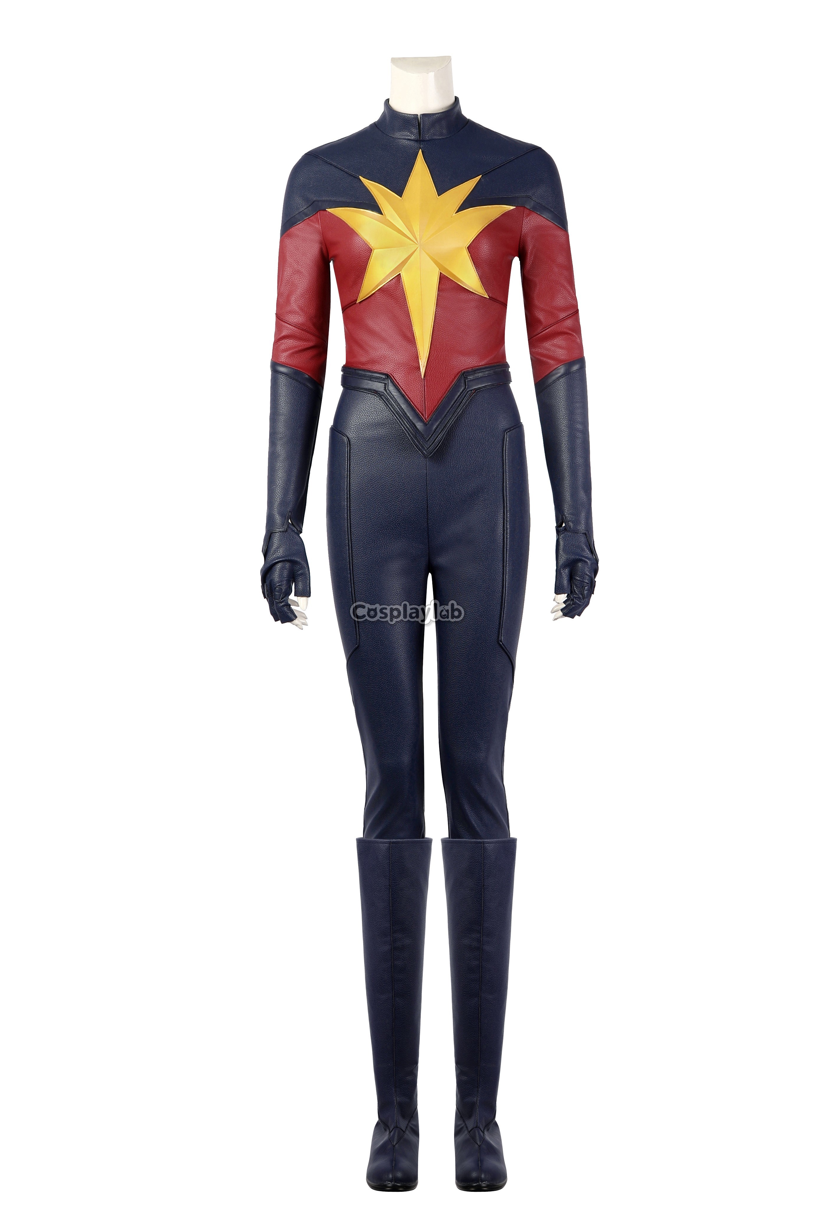 Carol Danvers Outfit Cosplay Costume
