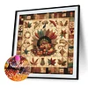 Diamond Painting-DIY Full Round Drill Turkey(40x40cm)