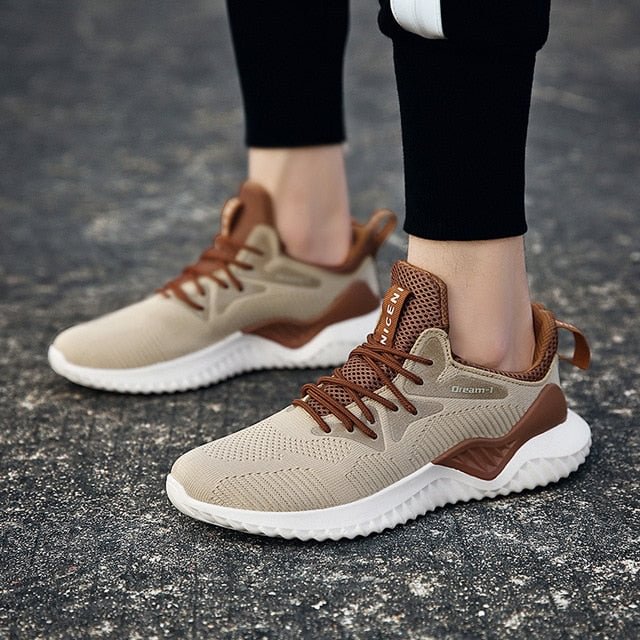 Hot Sale New Fashion Outdoor Men Casual Shoes Adult Comfortable Mens Sneakers 2019 Breathable Lightweight Man Walking Trainers