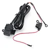 Motorcycle USB Charger with Inline Fuse 1.83m Cable Motorcycle Handlebar Charger