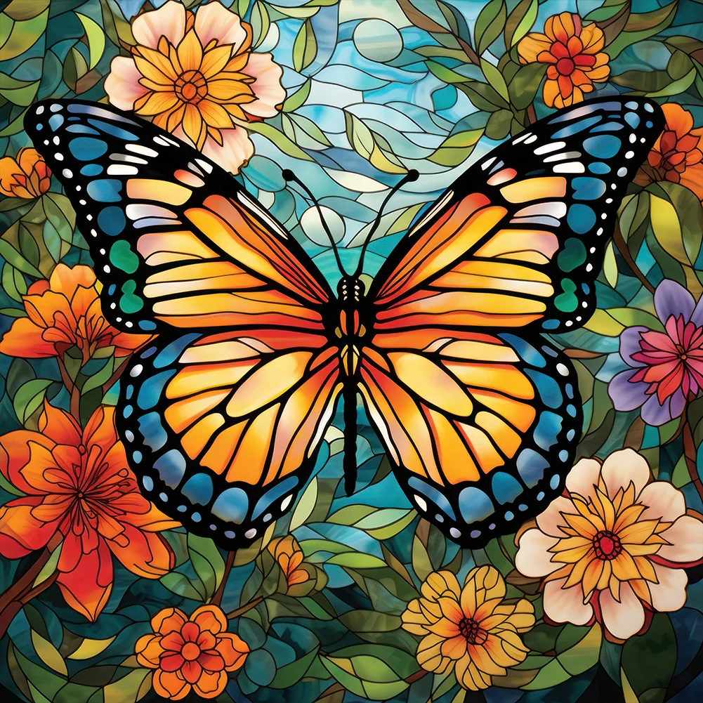 5D Diy Diamond Painting Butterfly Picture Full Square/Round Mosaic