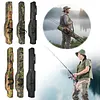 2 Layers 600D Oxford Fishing Pole Case & Bag Fishing Pole Storage Bag for Travel