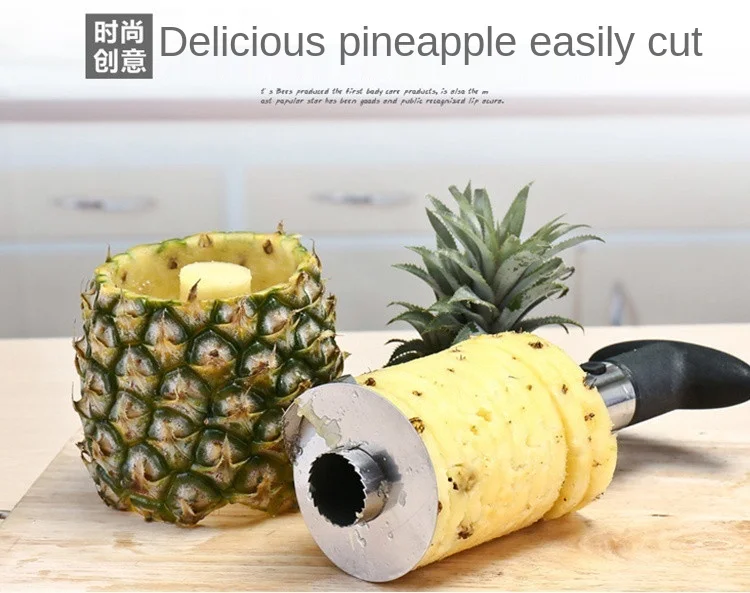 Likron Watches Premium Stainless Steel Pineapple Slicer Corer Effortless Kitchen Tool for Fresh Fruit Preparation