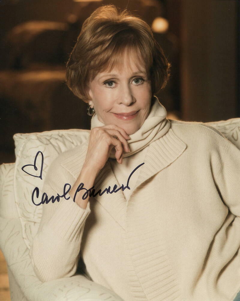 CAROL BURNETT SIGNED AUTOGRAPH 8X10 Photo Poster painting - SHOW, COMEDY LEGEND, TOY STORY 4