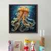 Deep Sea Jellyfish-14CT Stamped Cross Stitch 53*55cm/20.87*21.65in tapestrymarket