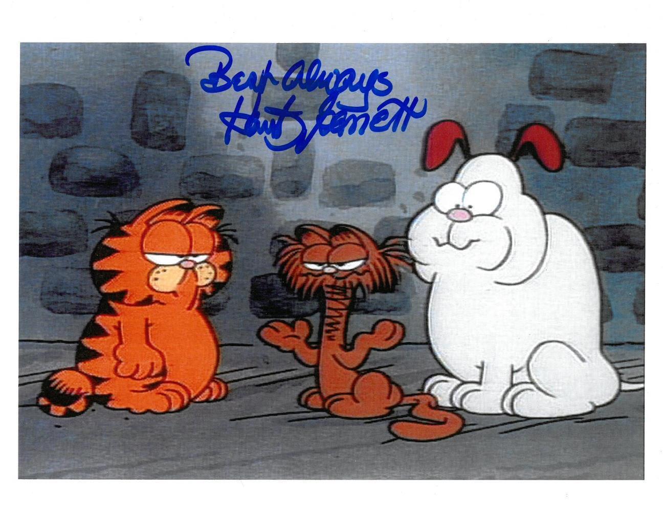 Hank Garrett Signed Garfield Authentic Autographed 8x10 Photo Poster painting PSA/DNA #B78904