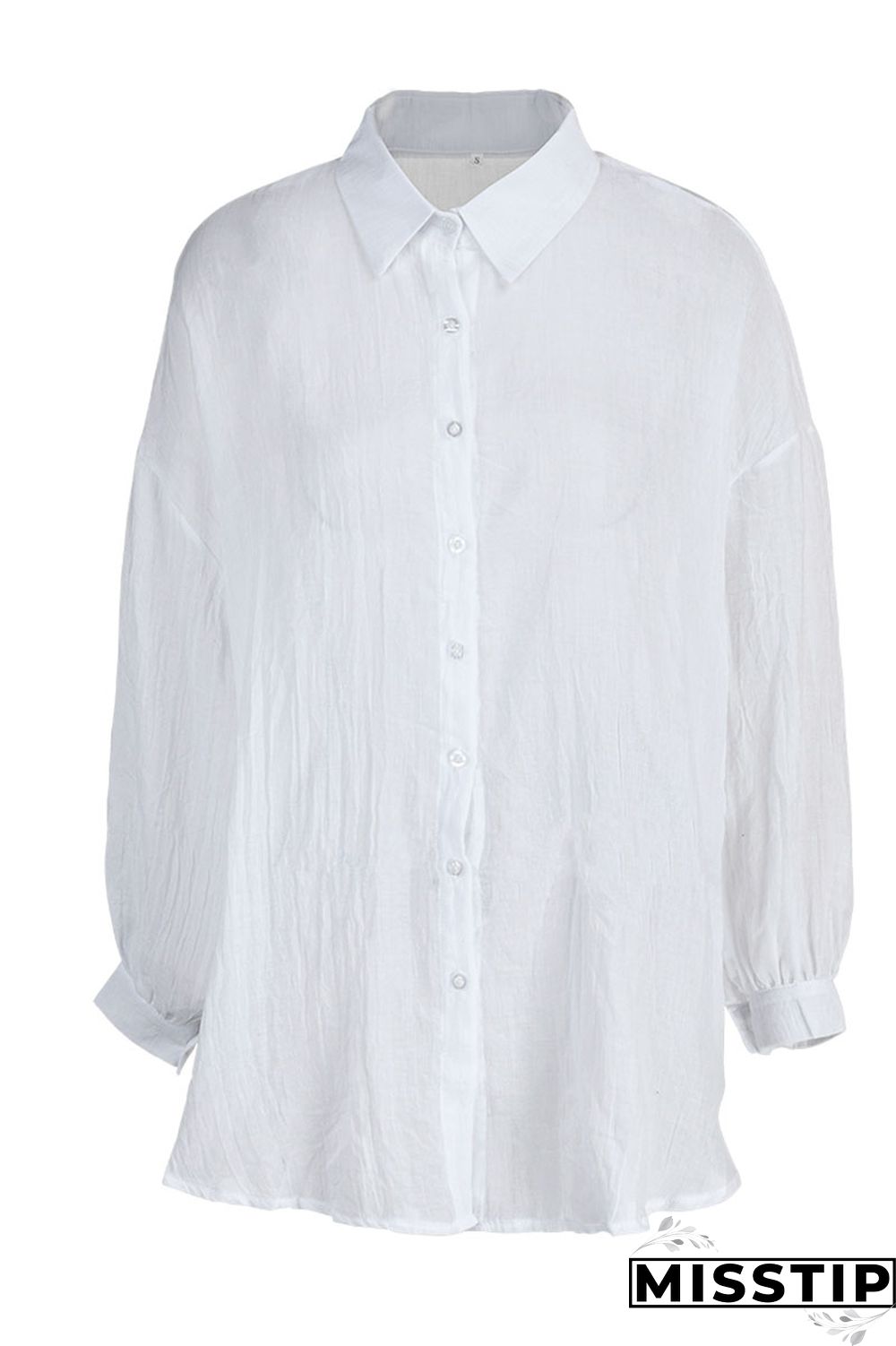 Black Casual Solid Patchwork Buckle Asymmetrical Turndown Collar Tops