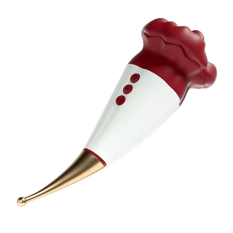 Rose Lip Nibble Suction Clitoral Stimulator Vibrator