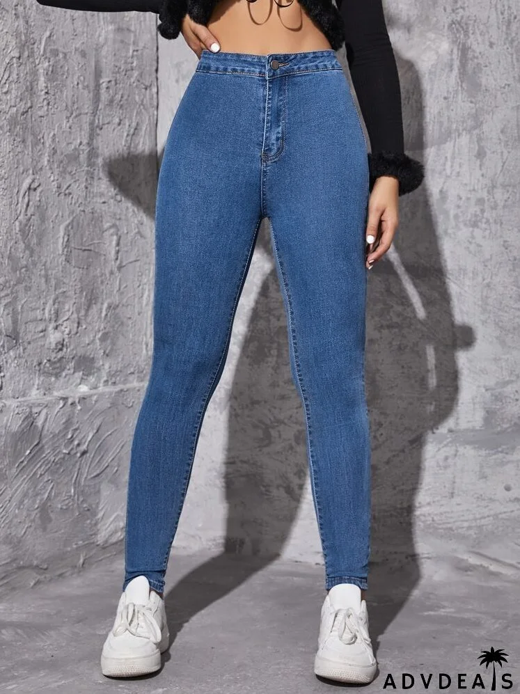 High Waist Skinny Jeans