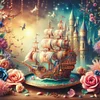 Diamond Painting-DIY Full Round Drill Sailboat
