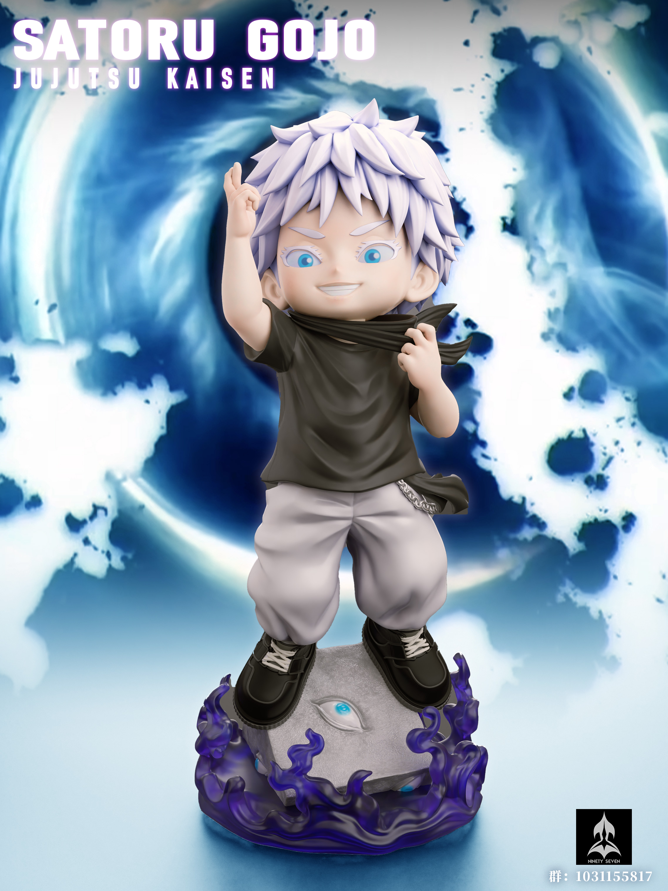 NINETY SEVEN Studio - Jujutsu Kaisen Chibi Sukuna & Satoru Gojo #2 Statue(GK)-