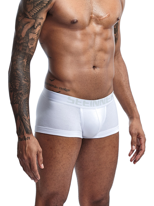 Cotton Flat Corner Solid Colour Lounge Shorts