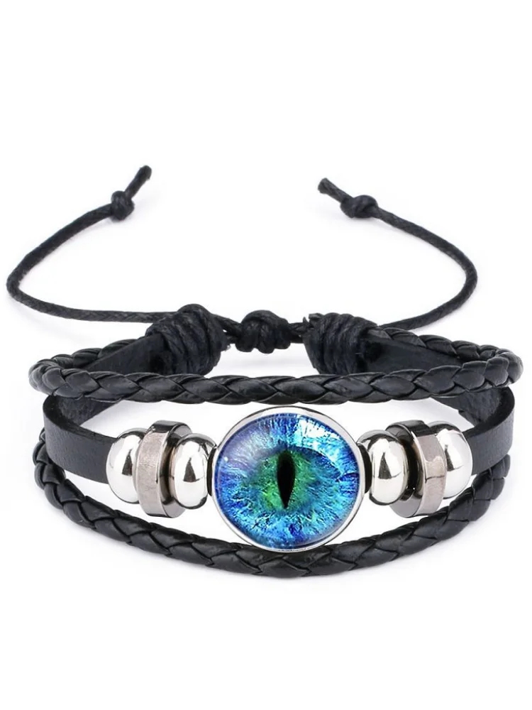 Cat Eye Inspired Woven Bracelet