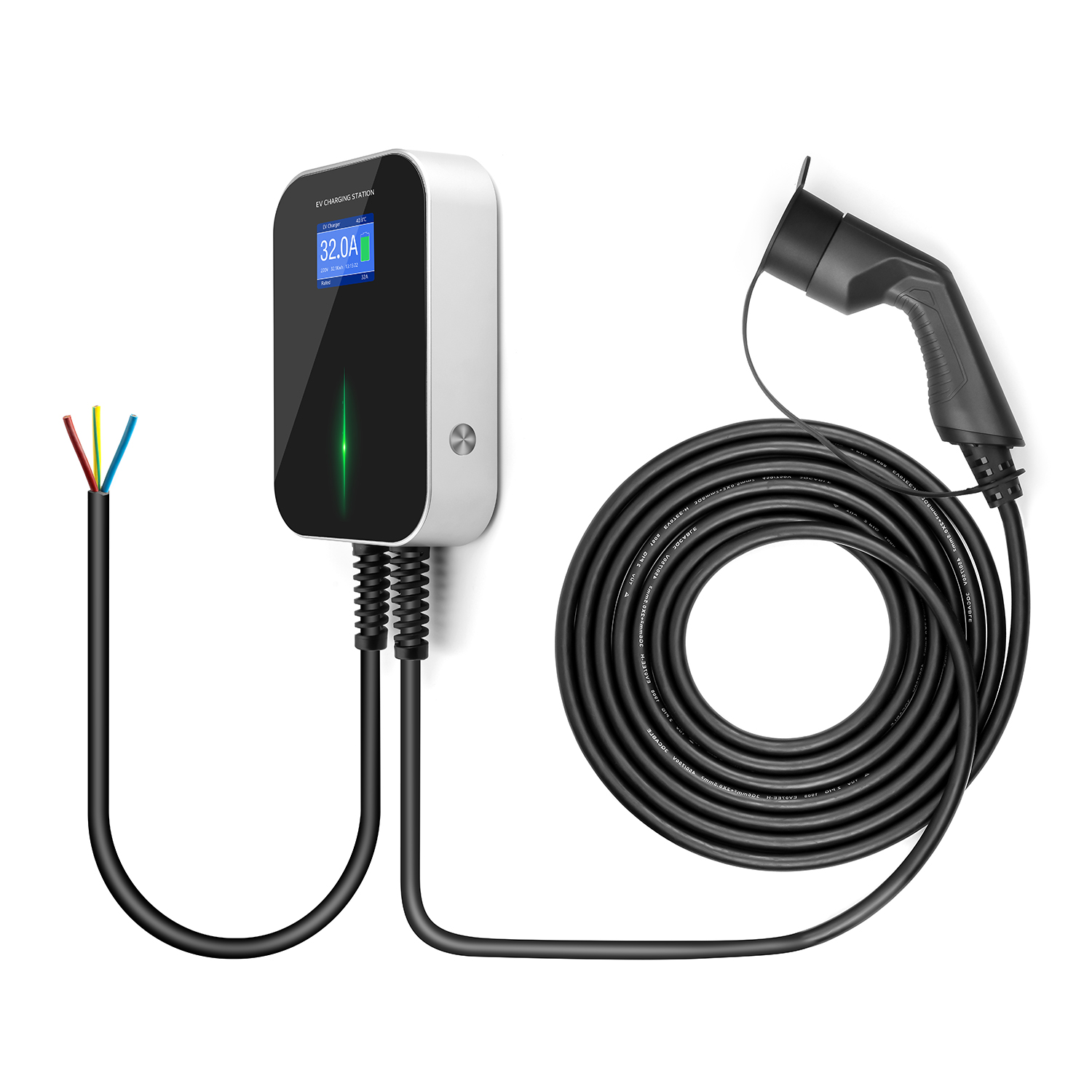 Ev Car Charger Amps Wallbox 32a Phase Iec Charger Typ 7kw Ladestation