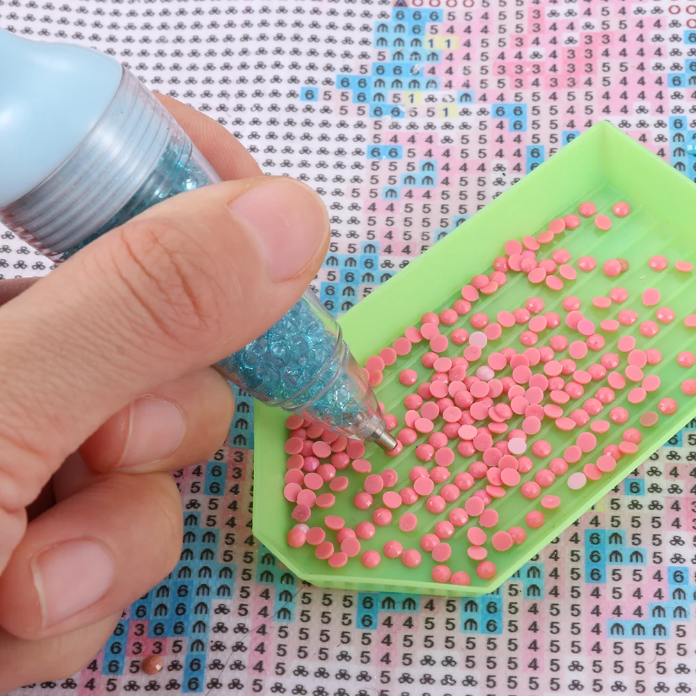 5D Diamond Painting Point Drill Pen with Diamond【only for decoration】