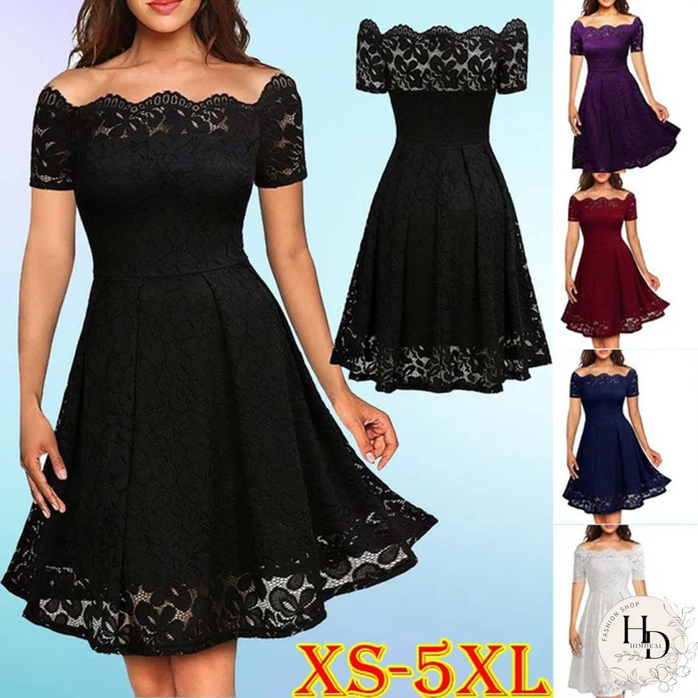 Strapless Backless Women Dress Solid Color Lace Short Sleeves High Waist Slim Dress Daily Casual Fashion Knee Length Mini Dress Plus Size