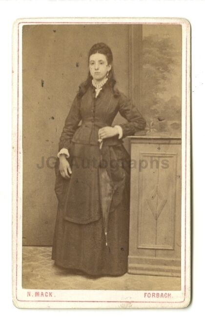 19th Century Fashion - 19th Century Carte-de-visite Photo Poster paintinggraph - Forbach, France