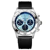 BREITLING Chronomat B01 42mm Ice Blue Dial Rubber Strap PB0134101C1S1 Top replica