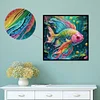 (40*40cm)Fish - Crystal Rhinestone Diamond Painting