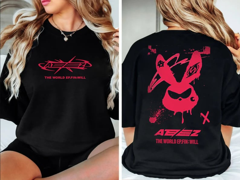 Ateez The World Ep.Fin Will Mito Bunny Sweatshirt